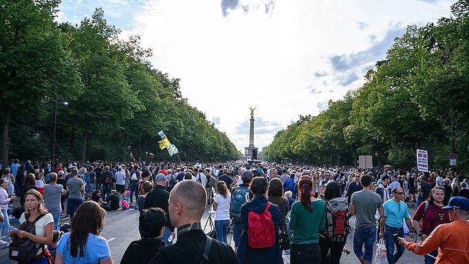 Die Polizei ist bei Demonstrationen stark gefordert.