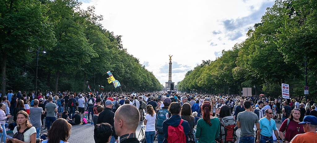 Die Polizei ist bei Demonstrationen stark gefordert.