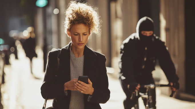 Ein entsperrtes Smartphone lockt Diebe