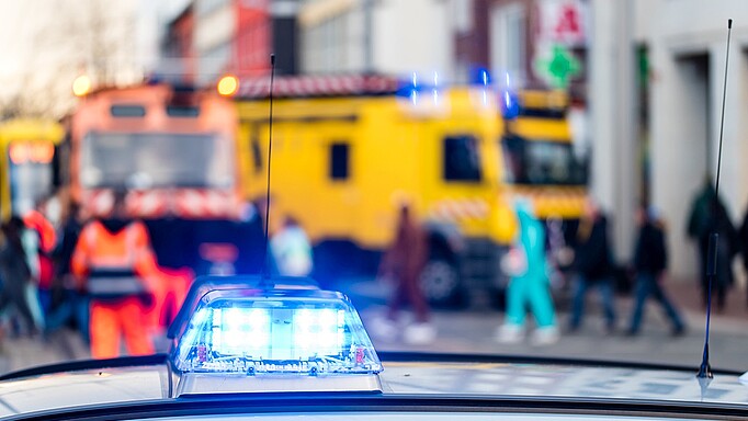 Bei Großveranstaltungen zeigt die Polizei eine hohe Präsenz