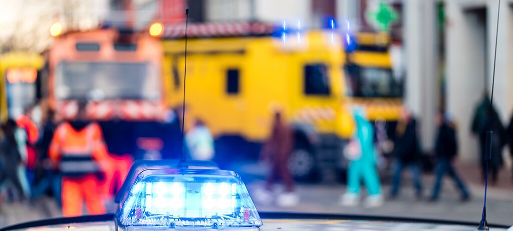 Bei Großveranstaltungen zeigt die Polizei eine hohe Präsenz