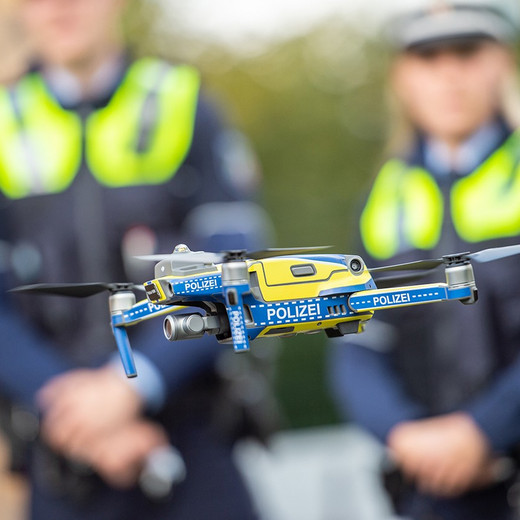 Der Einsatz von Drohnen hat für die Polizei viele Vorteile