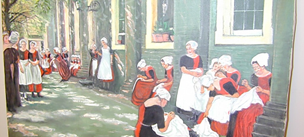 Kunstfälscher Konrad Kujau fälschte die „Freistunde im Amsterdamer Waisenhaus“ von Max Liebermann