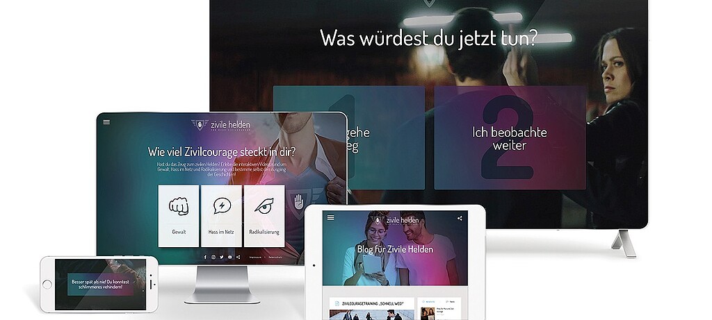 „Wie viel Zivilcourage steckt in dir?“ – Interaktive Videos liefern die Antwort