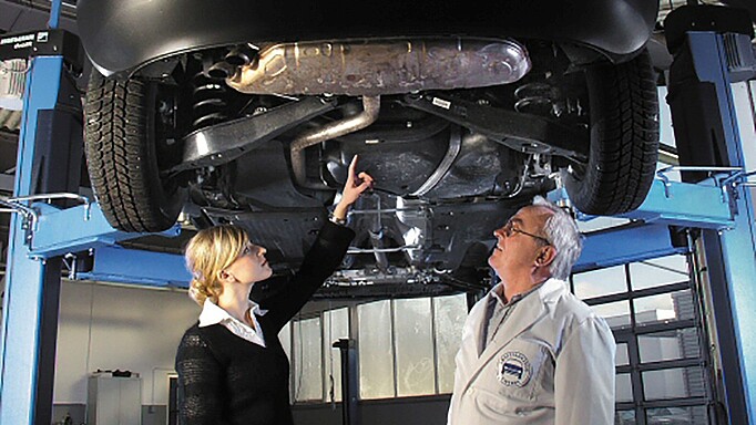 Unterbodencheck Autowerkstatt