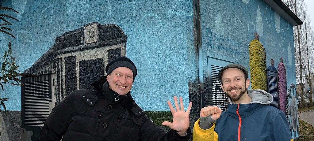 Die 50. Graffiti-Station wurde an der Prinzstraße gestaltet