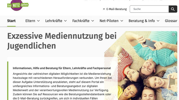 Das neue Portal zur Internetnutzung von Kindern und Jugendlichen