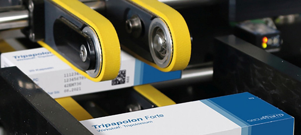 2017_0049_01 Über 700 Millionen Packungen verschreibungspflichtiger Arzneimittel pro Jahr müssen mit einem Data Matrix-Code bedruckt werden.