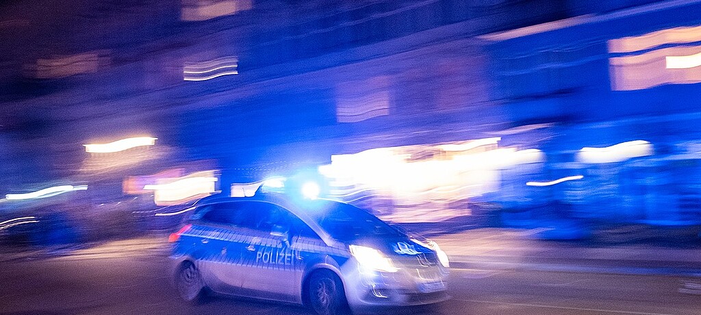 Oderberger Straße in Berlin-Prenzlauer Berg in der Sylvesternacht