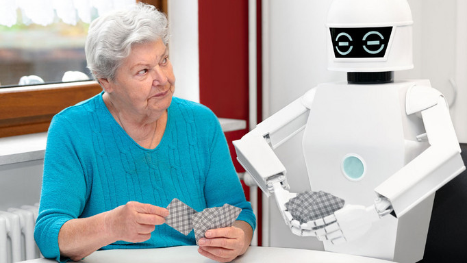 Werden wir künftig im Alter von humanoiden Robotern unterstützt?